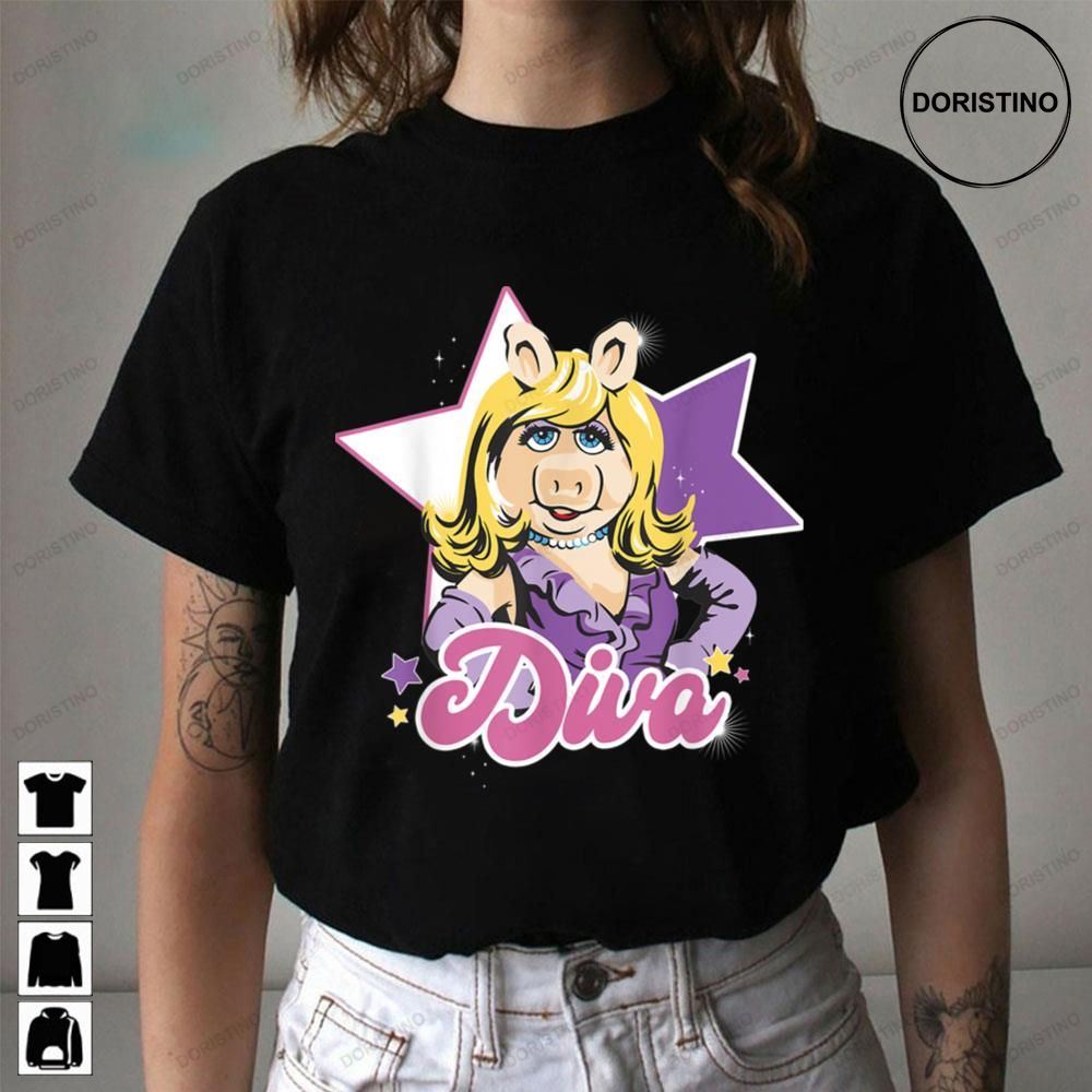 Miss Piggy Diva Portrait The Muppets Limited Edition T-shirts